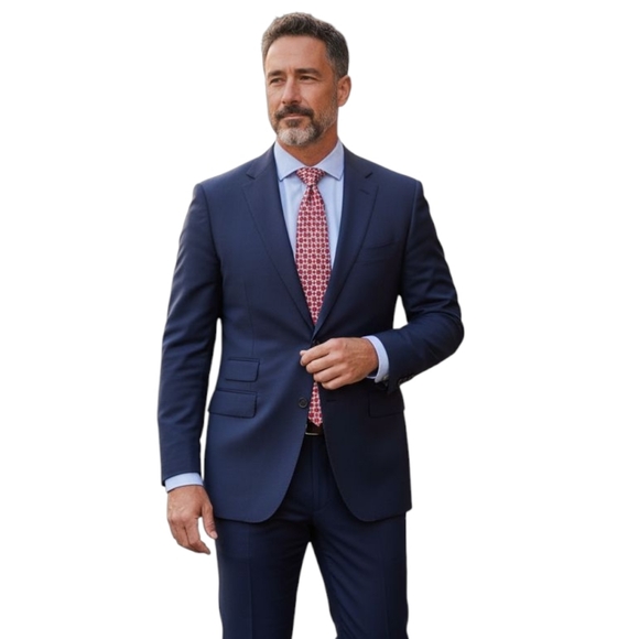 Polo Ralph Lauren Other - Polo Ralph Lauren for Neiman Marcus Geometric Burgundy & Ivory Silk Tie